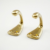 Brass copper adhesive hook small single hook hook clothes hook bathroom coat hook door rear wall cabinet adhesive hook single hook hardware