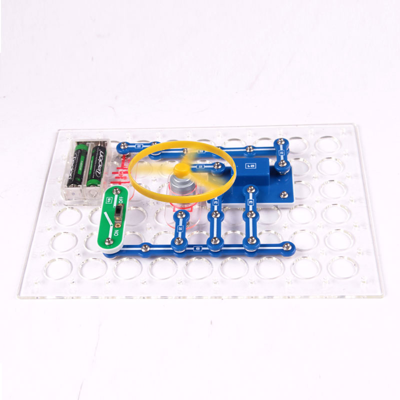 迪宝乐电子积木1366拼 6-10岁儿童智能电路拼搭拼插塑料玩具积木产品展示图4