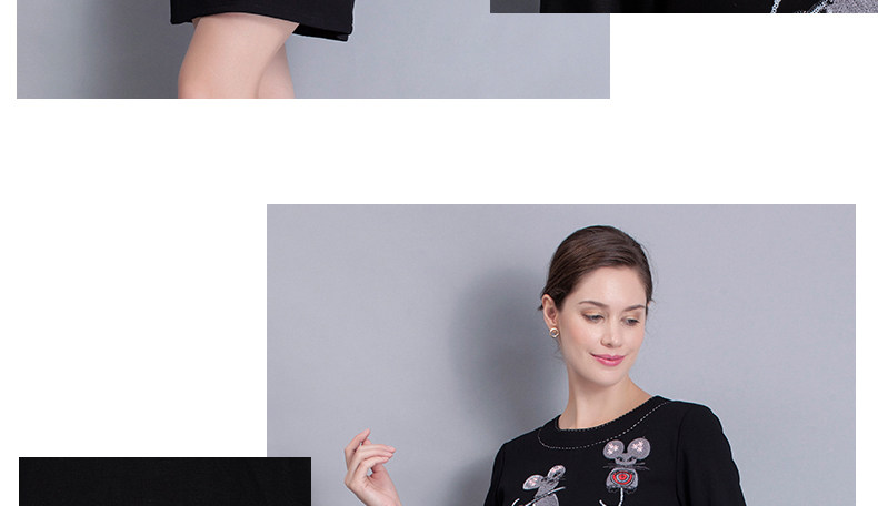 【maxlulu官网】maxlulu秋冬季新款大码a字裙宽松中