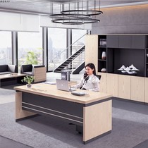 Desk Boss Table Minimalist Modern Office Furniture President Manager Office Chairs Portfolio Single Large Class Table