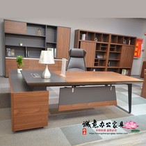 New boss table presidents table minimis modern office managers table and chairs combined furniture executives table single big bandae