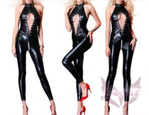 EvenVIP Europe and the United States foreign trade original single sex underwear Patent leather nightclub performance suit Super sexy queen SM suit