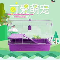 New Angoru pet ferret cage yellow purple optional large Small spacing Anglu pet cage