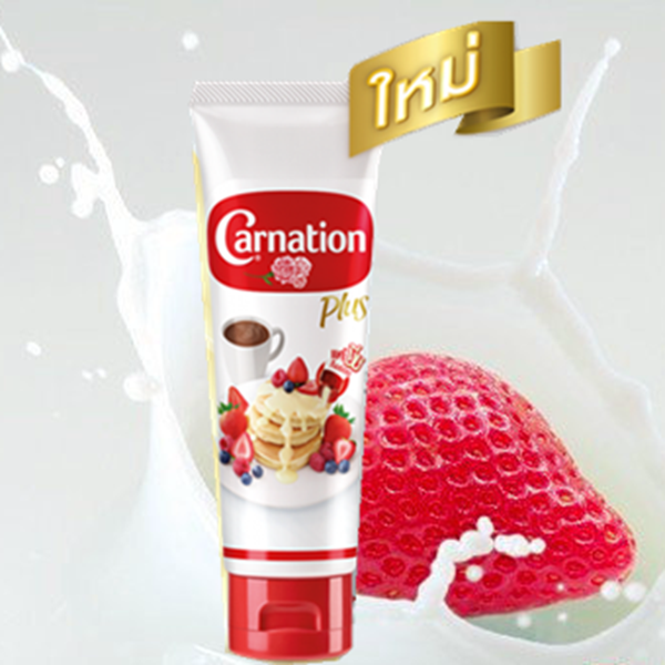 进口炼乳奶精脱脂甜奶奶茶店专用面包调味泰国三花carnation炼乳