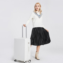Japanese GP high-value luggage men and women universal wheel trolley case fresh suitcase multi-functional small password box