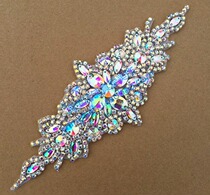 AB color royal blue yellow red gray glass gemstone gold rhinestone DIY belly dance dress dress waist decorative diamond