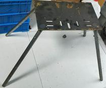 Special shelf for shoe repair machine iron frame foot wooden stool high table iron four-legged foot frame