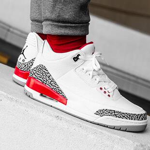 aj3 慈善配色爆裂纹复刻篮球鞋