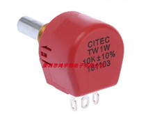 TW1W 10kΩ ±10% CITEC Wire Potentiometer 1W6 35 mm TE Connectivity