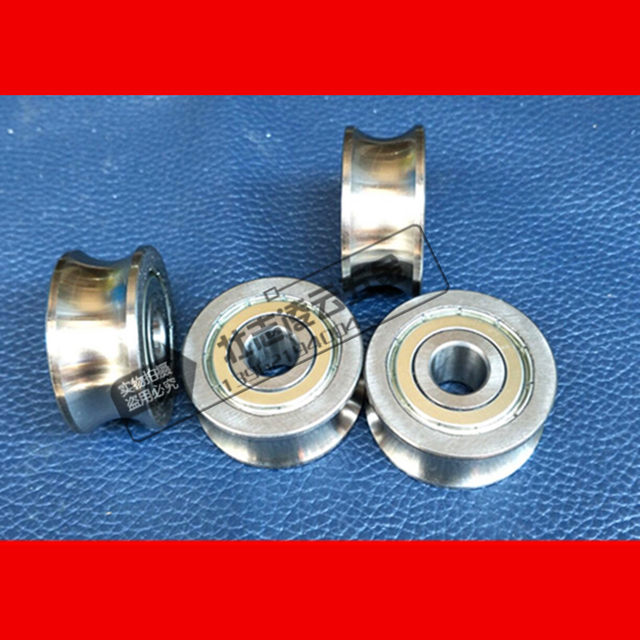 ຈຸດຂາຍໂດຍກົງສອງແຖວ bearing ມີຮ່ອງຮູບ U ຜ່ານ 45681012202530m optical shaft round rod