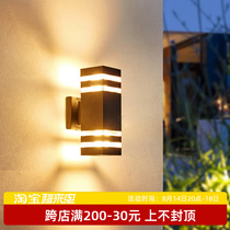 Outdoor wall lightlightlightweight luxury courtyvilla new square door wall lightroom wall lightroom balcony decorative lighting