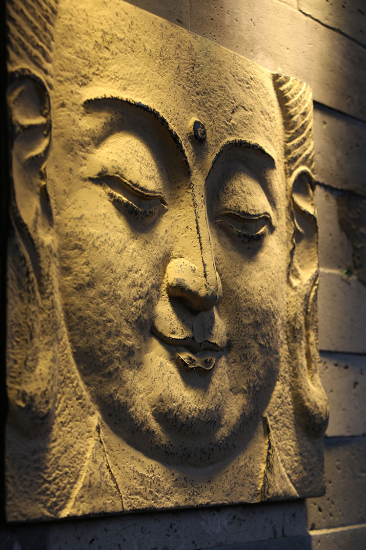 中式家居饰品台灯地灯 订做家具酒店软装饰电视背景墙佛脸墙砖