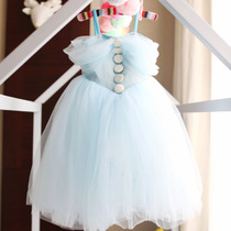 Children Cinderella Frozen Princess Dress Elsa Dress Girls Tutu Dress Skirt Piano performance suit