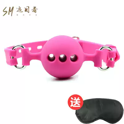 Mouth plug Female sm torture tool Mouth ball harness mouth shackle Adult sex products Training male dog slave alternative forced mouth