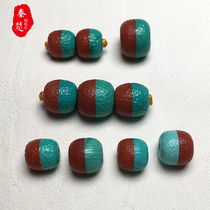 Qin Chu natural ore turquoise loose beads on beads high porcelain without optimization Pier disciples beads bagel hand string with beads