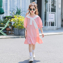 Girls summer dress 5 College skirt 6 fat girl 7 middle child Baby 9 children 12 years old Western princess dress