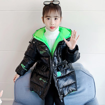 3 to 4 to 5 Net Red Girl cotton coat 6 six seven eight nine ten years old winter cotton thick waist down cotton jacket