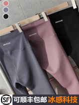 New shark pants women wear summer thin abdomen lift hip nine-point leggings tight yoga skinny leg Barbie pants spring and autumn