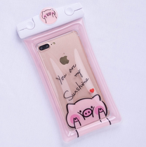 Hot spring mobile phone waterproof bag sealed diving cover transparent swimming drifting water park touch screen universal custom LOGO