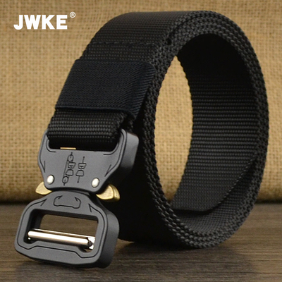 JWKE眼镜蛇战术腰带男帆布户外休闲皮带男