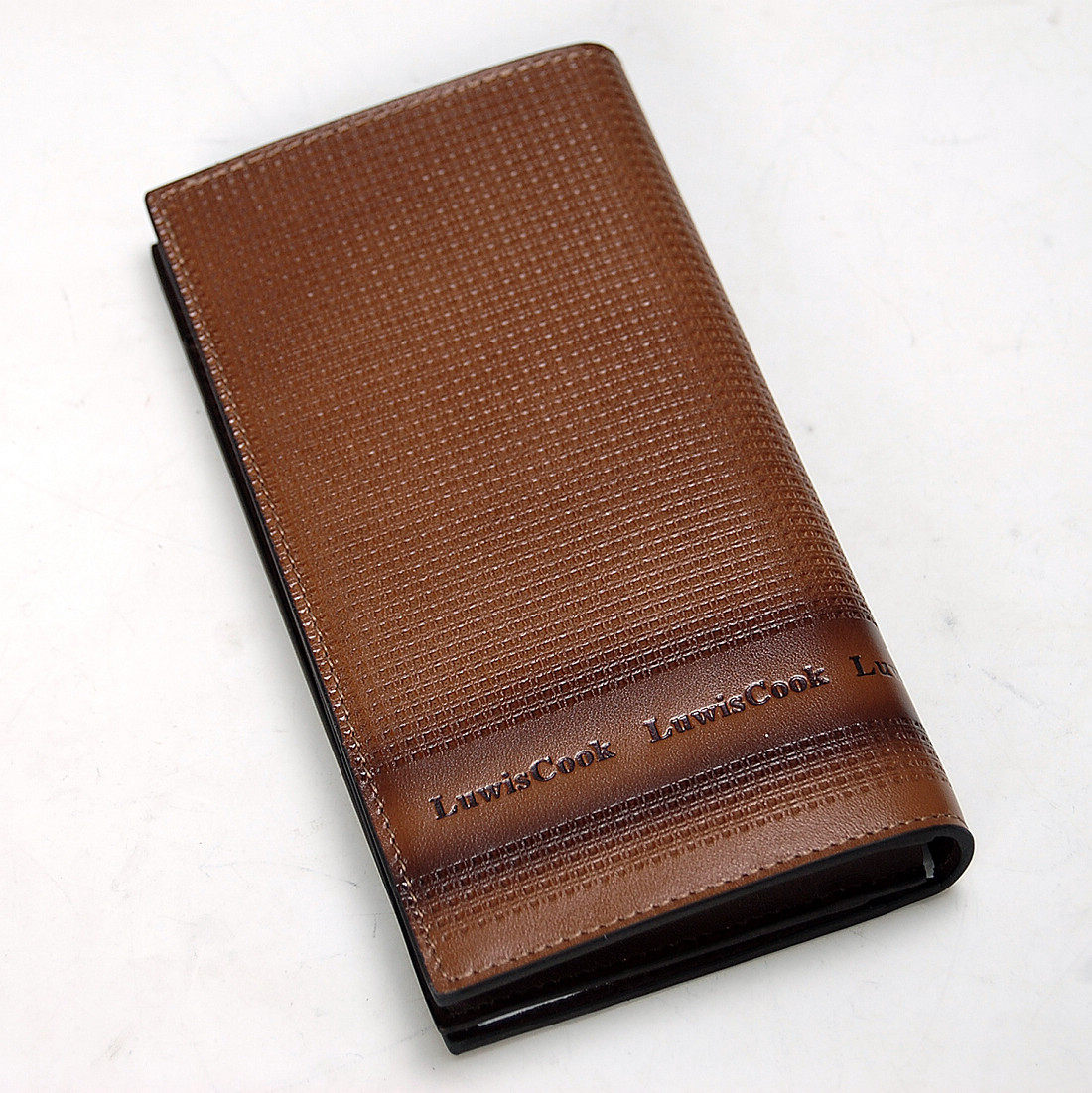 luwiscook路易斯库克长款钱包男士牛皮皮夹竖款手包钱包130930