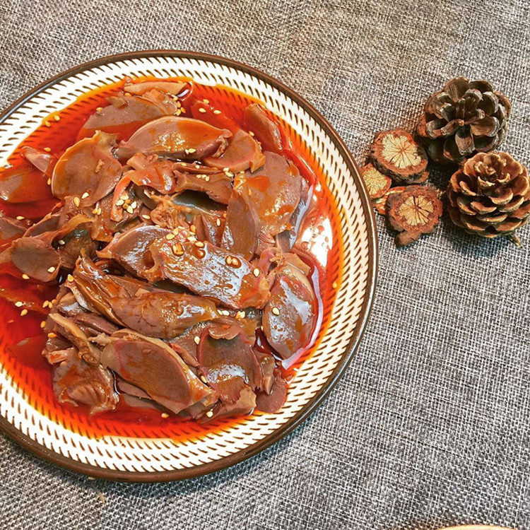 悠之优味 麻辣小镇 红油鸭肫麻辣鸭胗独立小包装 散称250g