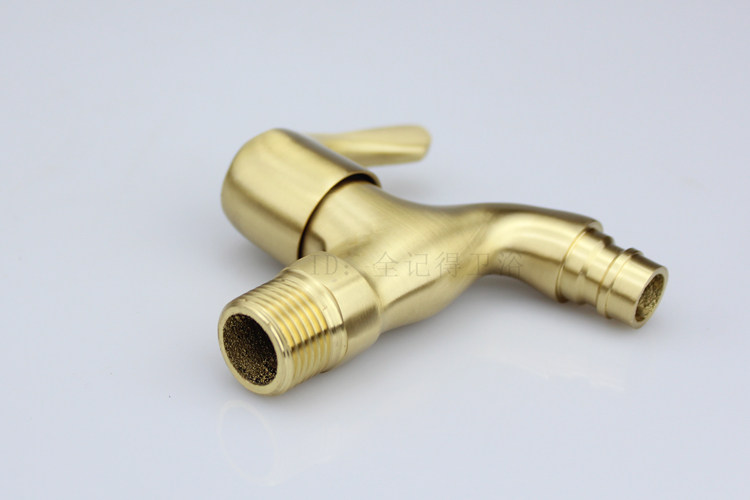 黄铜洗衣机龙头 水嘴单冷快开水龙头 dn15 4分接口 洗衣机水龙头