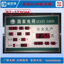 BT-STSG Safety Timing Brand National Grid Safe Operation Display Display Safety Production Record