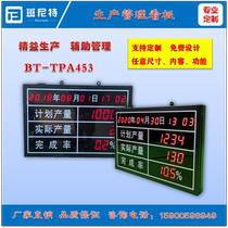 Production Kanban BT-TPA453 workshop electronic Kanban workshop counter electronic Kanban workshop Kanban