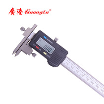 Wide land center distance number of graphics card gauge head test hole distance electronic travel mark card ruler 5-150-200-300