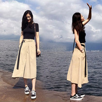 One-piece dress Womens summer 2020 New Sanya Tourist clothes Women out of the Superfairy Seaside Beach Beach Skirt Suit