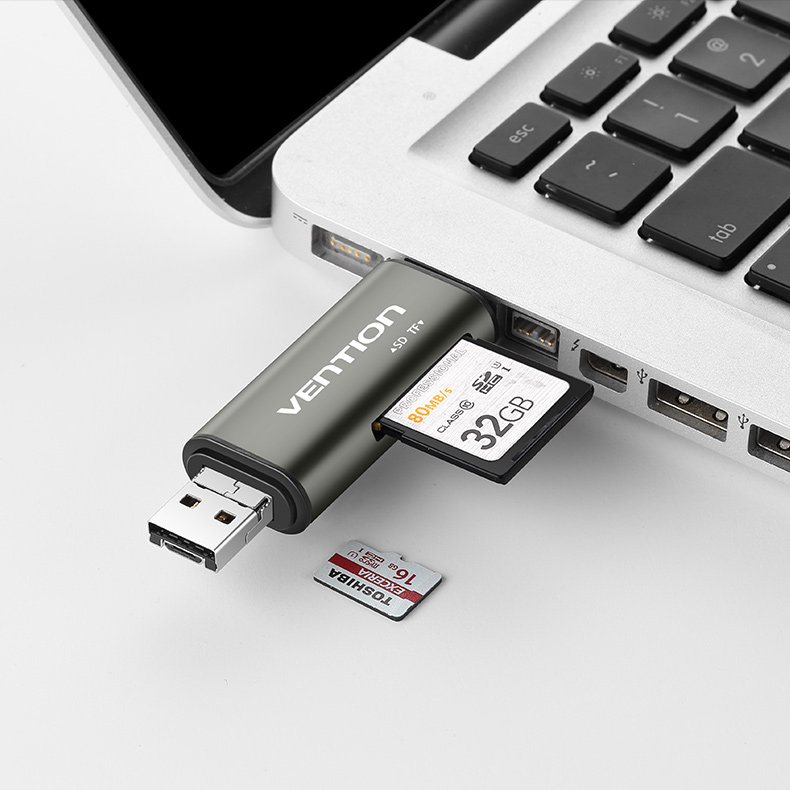 威迅type-c读卡器3.0u盘高速多功能sd/tf卡安卓手机相机otg通用