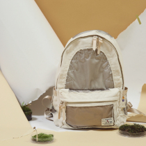 SHARK Satchel Flow Su Splicing PVC Zhou Show Design Sense Trend Men And Women Couples Double Shoulder Bag Large Capacity Bag