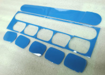 (Bub Love) Small Cloth Folding Car Accessories Body Beam Anti-Wear Protection Rhinoceros Leather Protection Patch