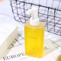 Small Three THREE Makeup Remover Oil Balanced Fine Extraction Makeup Water Temperature and No Add 185ml New