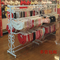 Iron floor-standing multi-layer underwear display stand supermarket underwear shop underwear shelf shorts bra underwear Nakajima rack