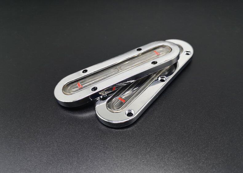 【圣马五金】带孔长型油标 长形油标 油位指示器 四孔 六孔液位计