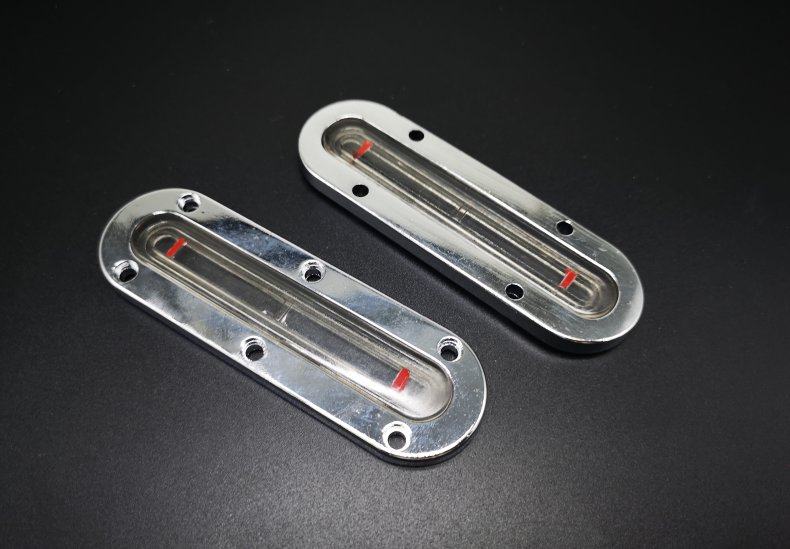 【圣马五金】带孔长型油标 长形油标 油位指示器 四孔 六孔液位计