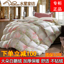Mercury home textile duvet 95 white goose down winter quilt 100% non-diamond velvet thickened warm winter double quilt core