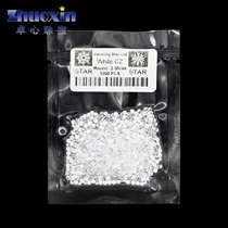 Import VIII EIGHT ARROWS SYNTHETIC CUBIC ZIRCONIA STONES NUDE STONE WHITE ROUND CZ IMITATION DRILLING MICROWAX INLAID