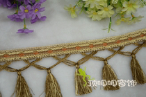 Curtain accessories wedding accessories lace hanging ears tassel decoration lace curtain two-color hanging ball