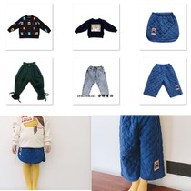 Children's skirt girls corduroy trousers girls snowflake jeans baby children's clothing ins