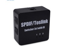 Fiber optic switcher Digital audio switcher Three-in-one-out Two-in-one-out Fiber optic splitter 3*1