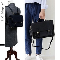 British style Cambridge bag mens dual-use backpack mens horizontal edition business casual postman hand briefcase
