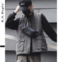 BOMaple Mens Belt Bag 2021 New Summer Cross-Body Bag Tide Brand Chest Bag Waterproof Cycling Small Backpack