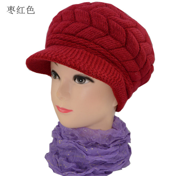 兔毛帽子女妈妈中年保暖女士冬季帽子秋冬百搭中老年帽子休闲平顶