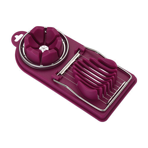 multifunctional household egg cutter, egg cutter, stainless steel manual egg slicer, egg peeler