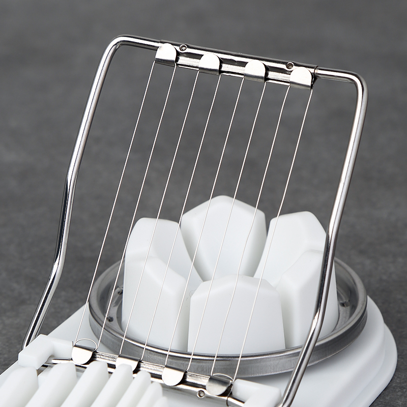 multifunctional household egg cutter, egg cutter, stainless steel manual egg slicer, egg peeler