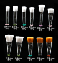 Diameter 4MM round mouth soft hair hard hair 14G-27G point gum brush needle screw mouth point gum gluing hair brush