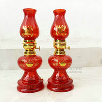 Battery-style LED Ding Cai two Wang lights a pair of dowry Chinese wind red pair lights Chaoshan married marriage children and grandchildren